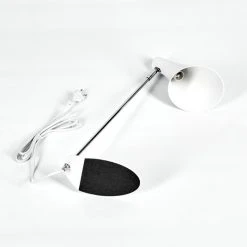 Hofstein Corralcay Tischleuchte Chrom, Weiß, 1-flammig -Bürolampen Verkäufe corralcay tischleuchte h3408032 4