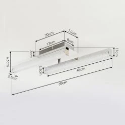 Hofstein Dawson Deckenleuchte LED Chrom, 2-flammig 15 Hofstein Dawson Deckenleuchte LED Chrom, 2-flammig -Bürolampen Verkäufe dawson deckenleuchte h3436561 3