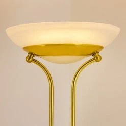 Hofstein Deckenfluter Biot LED Messing, 2-flammig -Bürolampen Verkäufe deckenfluter biot h165608 17