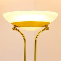 Hofstein Deckenfluter Biot LED Messing, 2-flammig -Bürolampen Verkäufe deckenfluter biot h165608 9