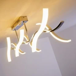 Hofstein Deckenleuchte Andria LED Chrom, 6-flammig -Bürolampen Verkäufe deckenleuchte andria h167862 12