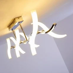 Hofstein Deckenleuchte Andria LED Chrom, 6-flammig -Bürolampen Verkäufe deckenleuchte andria h167862 6