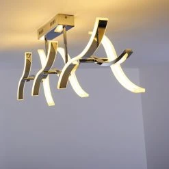 Hofstein Deckenleuchte Andria LED Chrom, 6-flammig -Bürolampen Verkäufe deckenleuchte andria h167862 7