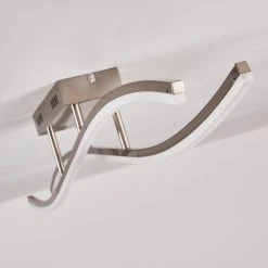 Hofstein Deckenleuchte Atina LED Nickel-Matt, 1-flammig -Bürolampen Verkäufe deckenleuchte atina h167978 do1 18