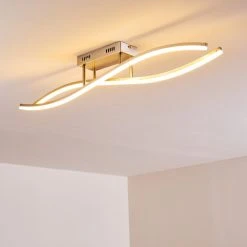 Hofstein Deckenleuchte Atina LED Nickel-Matt, 1-flammig -Bürolampen Verkäufe deckenleuchte atina h167978 do1 2