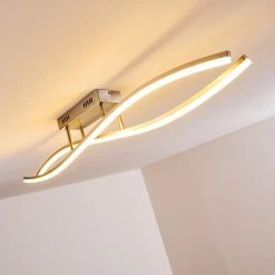 Hofstein Deckenleuchte Atina LED Nickel-Matt, 1-flammig -Bürolampen Verkäufe deckenleuchte atina h167978 do1 3