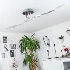 Hofstein Deckenleuchte REMO LED Nickel-Matt, 1-flammig -Bürolampen Verkäufe deckenleuchte remo h169828 do3 11