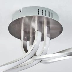 Hofstein Deckenleuchte REMO LED Nickel-Matt, 1-flammig -Bürolampen Verkäufe deckenleuchte remo h169828 do3 5