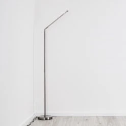 Hofstein Deje Stehleuchte LED Nickel-Matt, 1-flammig -Bürolampen Verkäufe deje stehleuchte h3306772 16