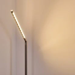 Hofstein Deje Stehleuchte LED Nickel-Matt, 1-flammig -Bürolampen Verkäufe deje stehleuchte h3306772 7