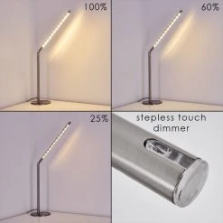 Hofstein Deje Tischleuchte LED Nickel-Matt, 1-flammig 23 Hofstein Deje Tischleuchte LED Nickel-Matt, 1-flammig -Bürolampen Verkäufe deje tischleuchte h3306758 5