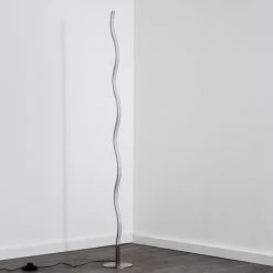 Hofstein Dillon Stehlampe LED Nickel-Matt, 1-flammig -Bürolampen Verkäufe dillon stehlampe h3000588 16