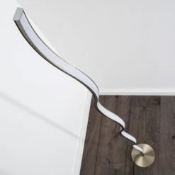 Hofstein Dillon Stehlampe LED Nickel-Matt, 1-flammig -Bürolampen Verkäufe dillon stehlampe h3000588 18