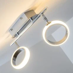 Hofstein Dobris Deckenspot LED Chrom, 2-flammig -Bürolampen Verkäufe dobris deckenspot h166889 5
