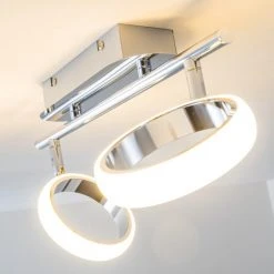Hofstein Dobris Deckenspot LED Chrom, 2-flammig -Bürolampen Verkäufe dobris deckenspot h166889 6