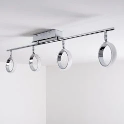 Hofstein Dobris Deckenspot LED Chrom, 4-flammig -Bürolampen Verkäufe dobris deckenspot h166902 12
