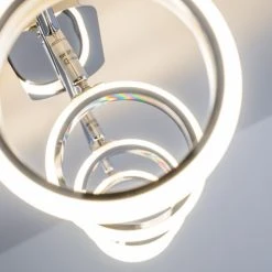 Hofstein Dobris Deckenspot LED Chrom, 4-flammig -Bürolampen Verkäufe dobris deckenspot h166902 4