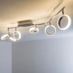 Hofstein Dobris Deckenspot LED Chrom, 6-flammig -Bürolampen Verkäufe dobris deckenspot h166919 10