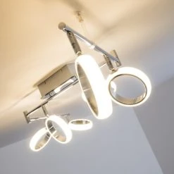 Hofstein Dobris Deckenspot LED Chrom, 6-flammig -Bürolampen Verkäufe dobris deckenspot h166919 12