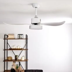 Hofstein Doha Deckenventilator LED Weiß, 1-flammig, Fernbedienung 39 Hofstein Doha Deckenventilator LED Weiß, 1-flammig, Fernbedienung -Bürolampen Verkäufe doha deckenventilator h3372746 16