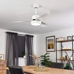 Hofstein Doha Deckenventilator LED Weiß, 1-flammig, Fernbedienung 26 Hofstein Doha Deckenventilator LED Weiß, 1-flammig, Fernbedienung -Bürolampen Verkäufe doha deckenventilator h3372746 3