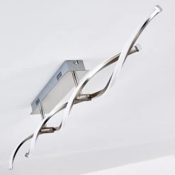 Hofstein Dundas Deckenleuchte LED Edelstahl, 2-flammig -Bürolampen Verkäufe dundas deckenleuchte h3009697 3