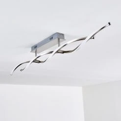 Hofstein Dundas Deckenleuchte LED Edelstahl, 2-flammig -Bürolampen Verkäufe dundas deckenleuchte h3009697 6