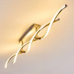 Hofstein Dundas Deckenleuchte LED Edelstahl, 2-flammig -Bürolampen Verkäufe dundas deckenleuchte h3009697 7