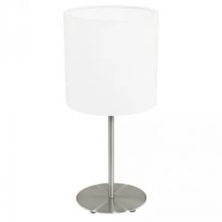 Eglo Leuchten Eglo PASTERI Tischleuchte Nickel-Matt, 1-flammig