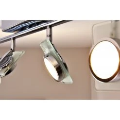 Eglo Leuchten Eglo TINNARI Lichtschiene LED Chrom, 4-flammig 44 Eglo Leuchten Eglo TINNARI Lichtschiene LED Chrom, 4-flammig -Bürolampen Verkäufe eglo tinnari lichtschiene 91635 do1 21