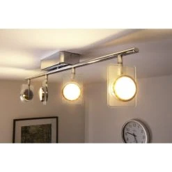 Eglo Leuchten Eglo TINNARI Lichtschiene LED Chrom, 4-flammig 26 Eglo Leuchten Eglo TINNARI Lichtschiene LED Chrom, 4-flammig -Bürolampen Verkäufe eglo tinnari lichtschiene 91635 do1 3