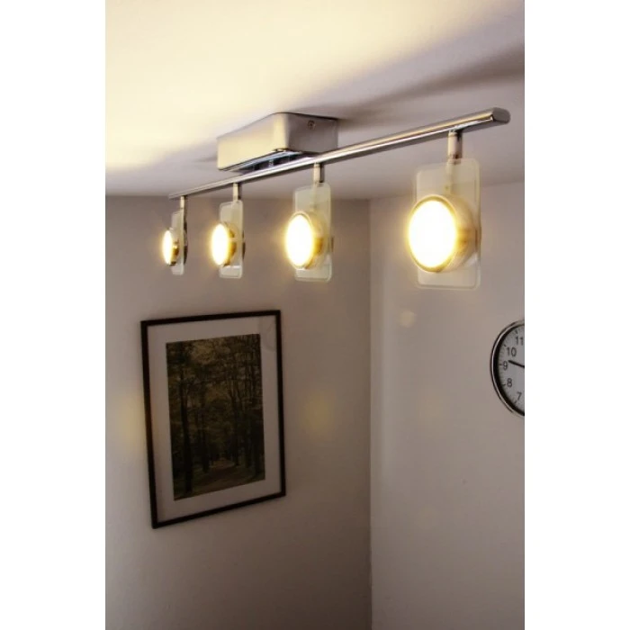 Eglo Leuchten Eglo TINNARI Lichtschiene LED Chrom, 4-flammig 5 Eglo Leuchten Eglo TINNARI Lichtschiene LED Chrom, 4-flammig – Bild 5