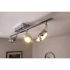 Eglo Leuchten Eglo TINNARI Lichtschiene LED Chrom, 4-flammig 28 Eglo Leuchten Eglo TINNARI Lichtschiene LED Chrom, 4-flammig -Bürolampen Verkäufe eglo tinnari lichtschiene 91635 do1 5