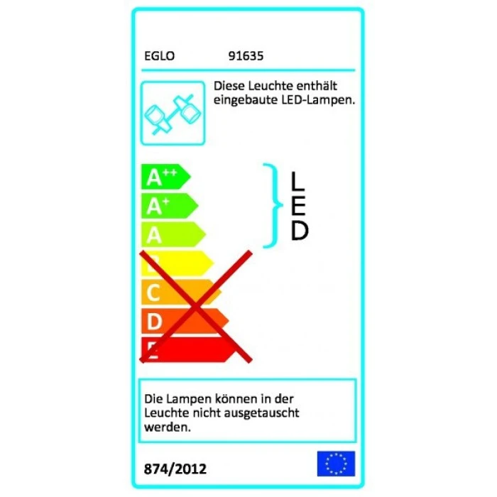 Eglo Leuchten Eglo TINNARI Lichtschiene LED Chrom, 4-flammig 8 Eglo Leuchten Eglo TINNARI Lichtschiene LED Chrom, 4-flammig – Bild 8
