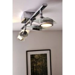 Eglo Leuchten Eglo TINNARI Lichtschiene LED Chrom, 4-flammig 32 Eglo Leuchten Eglo TINNARI Lichtschiene LED Chrom, 4-flammig -Bürolampen Verkäufe eglo tinnari lichtschiene 91635 do1 9