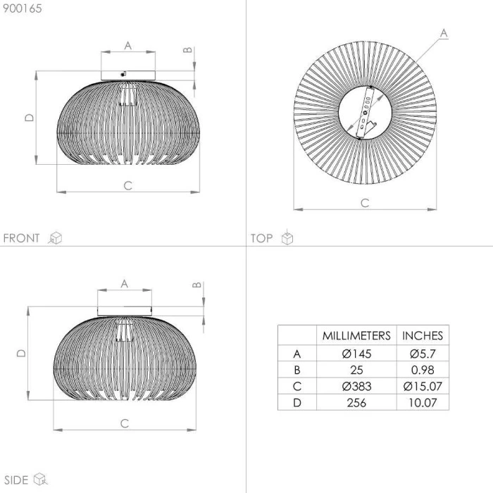 Eglo Leuchten Eglo VENEZUELA Deckenleuchte Schwarz, 1-flammig 4 Eglo Leuchten Eglo VENEZUELA Deckenleuchte Schwarz, 1-flammig – Bild 4