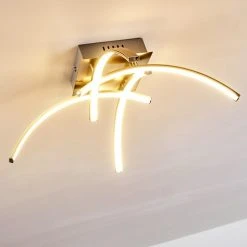 Hofstein Elia Deckenleuchte LED Chrom, 1-flammig 31 Hofstein Elia Deckenleuchte LED Chrom, 1-flammig -Bürolampen Verkäufe elia deckenleuchte h167398 13