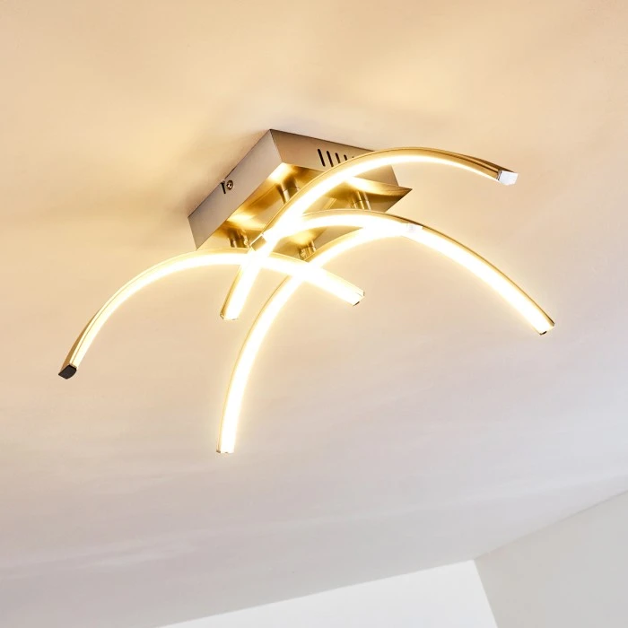 Hofstein Elia Deckenleuchte LED Chrom, 1-flammig 3 Hofstein Elia Deckenleuchte LED Chrom, 1-flammig – Bild 3