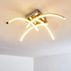 Hofstein Elia Deckenleuchte LED Chrom, 1-flammig 23 Hofstein Elia Deckenleuchte LED Chrom, 1-flammig -Bürolampen Verkäufe elia deckenleuchte h167398 5