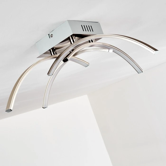 Hofstein Elia Deckenleuchte LED Chrom, 1-flammig 9 Hofstein Elia Deckenleuchte LED Chrom, 1-flammig – Bild 9