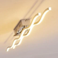 Hofstein Embree Deckenleuchte LED Edelstahl, 2-flammig -Bürolampen Verkäufe embree deckenleuchte h3008539 9