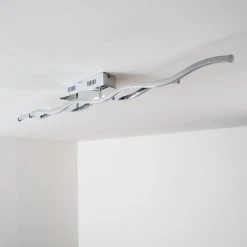 Paul Neuhaus Leuchten EMMA Deckenleuchte LED Edelstahl, 2-flammig -Bürolampen Verkäufe emma deckenleuchte 8450 17 12