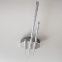 Hofstein Emo Deckenleuchte LED Stahl gebürstet, 3-flammig 31 Hofstein Emo Deckenleuchte LED Stahl gebürstet, 3-flammig -Bürolampen Verkäufe emo deckenleuchte h3009222 13