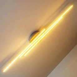 Hofstein Emo Deckenleuchte LED Stahl gebürstet, 3-flammig 33 Hofstein Emo Deckenleuchte LED Stahl gebürstet, 3-flammig -Bürolampen Verkäufe emo deckenleuchte h3009222 15