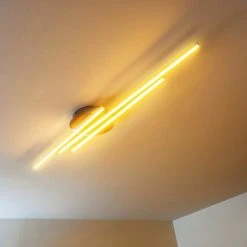 Hofstein Emo Deckenleuchte LED Stahl gebürstet, 3-flammig 35 Hofstein Emo Deckenleuchte LED Stahl gebürstet, 3-flammig -Bürolampen Verkäufe emo deckenleuchte h3009222 17