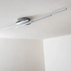 Hofstein Emo Deckenleuchte LED Stahl gebürstet, 3-flammig 22 Hofstein Emo Deckenleuchte LED Stahl gebürstet, 3-flammig -Bürolampen Verkäufe emo deckenleuchte h3009222 4