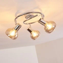 Hofstein Esberg Deckenleuchte Chrom, 3-flammig -Bürolampen Verkäufe esberg deckenleuchte h3277966 do1 11