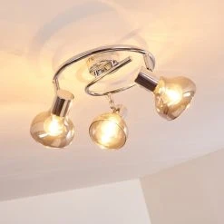 Hofstein Esberg Deckenleuchte Chrom, 3-flammig -Bürolampen Verkäufe esberg deckenleuchte h3277966 do1 17