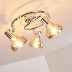 Hofstein Esberg Deckenleuchte Chrom, 3-flammig -Bürolampen Verkäufe esberg deckenleuchte h3277966 do1 2