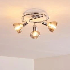 Hofstein Esberg Deckenleuchte Chrom, 3-flammig -Bürolampen Verkäufe esberg deckenleuchte h3277966 do1 3